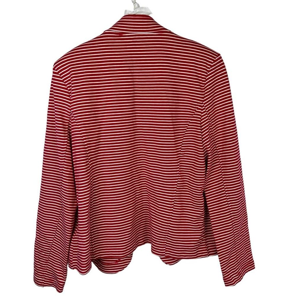 Tommy Hilfiger Womens Jacket XL Stripe Nautical Military blazer holidays - Picture 2 of 12
